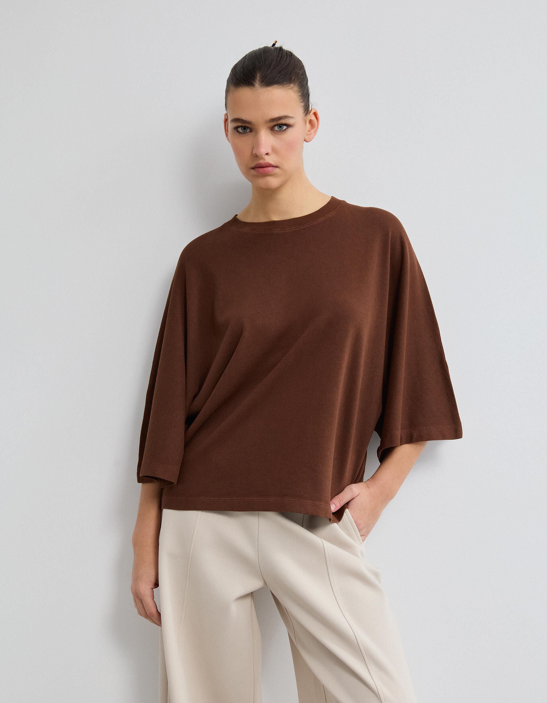 Comprar Online T-shirt, Mulher, Castanho