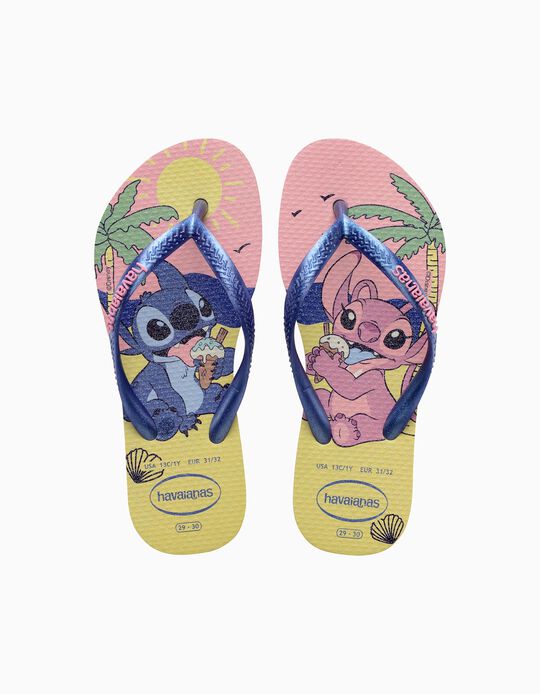 Comprar Online Chinelos Havaianas 'Stitch' &copy;Disney,Menina, Azul