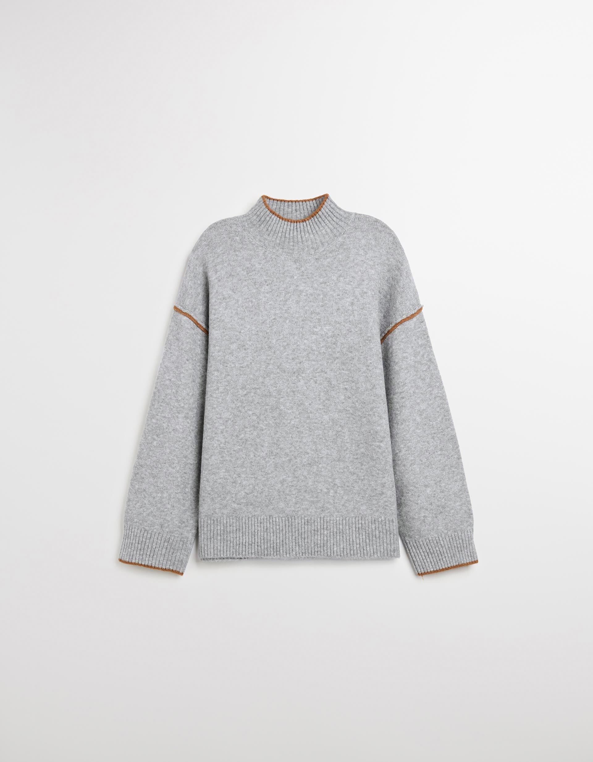 Comprar Online Camisola com L&atilde;, Mulher, Cinzento Claro