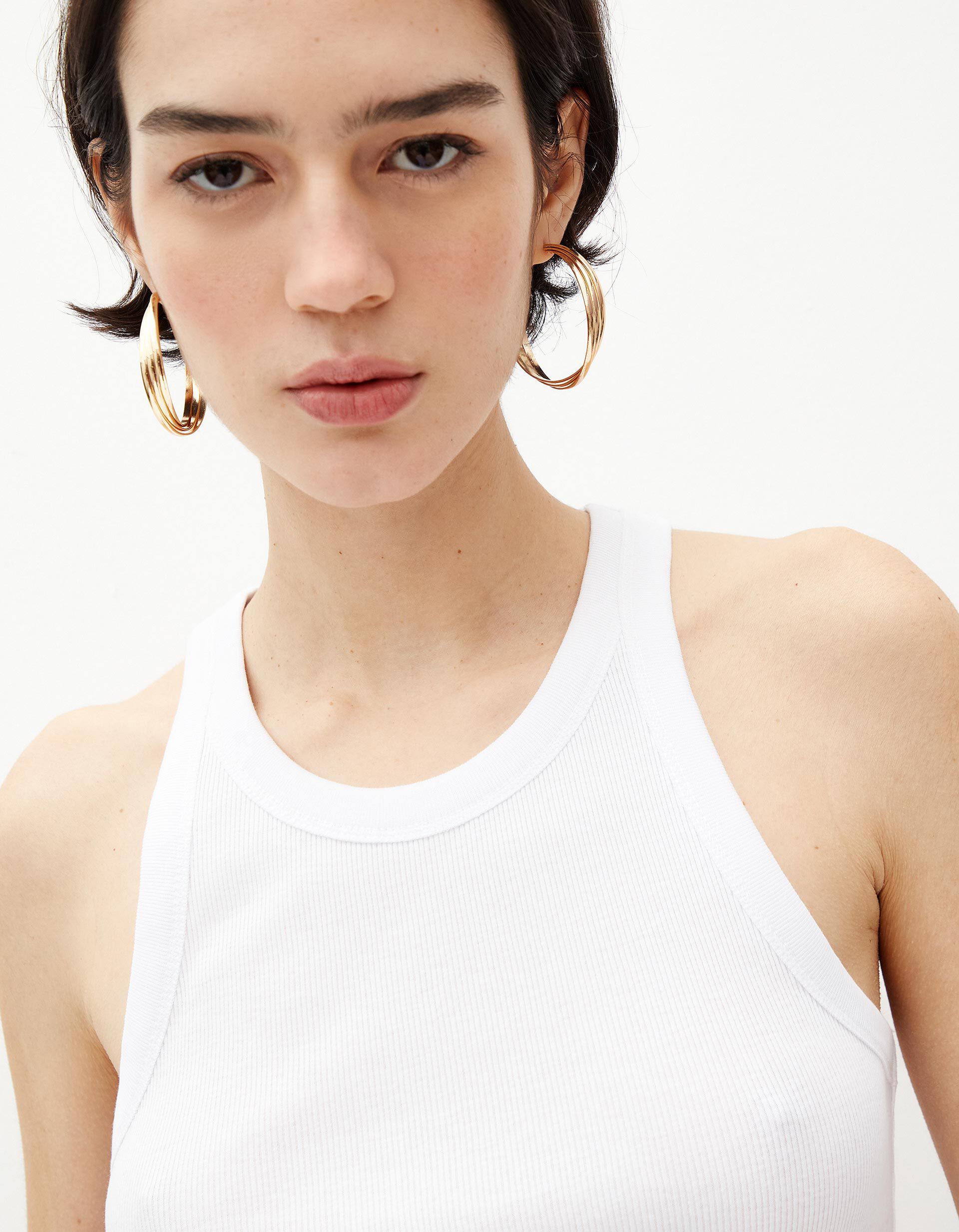 Comprar Online Top B&aacute;sico, Mulher, Branco