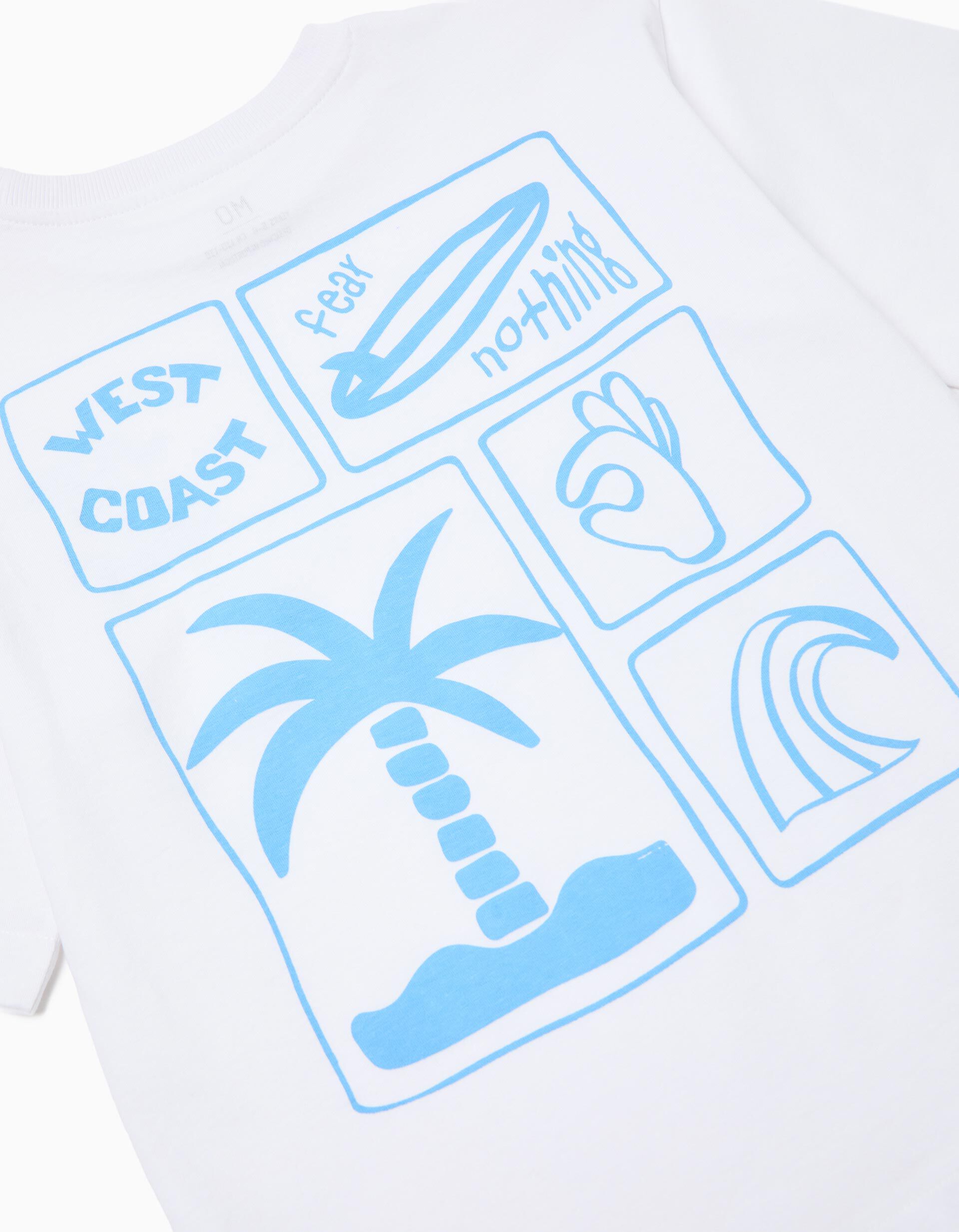 Comprar Online Conjunto T-shirt e Cal&ccedil;&otilde;es, Menino, Azul Claro