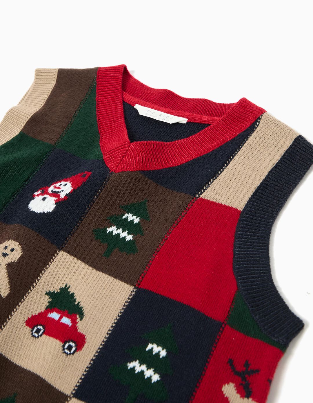 Colete de Malha, Menino, Multicor