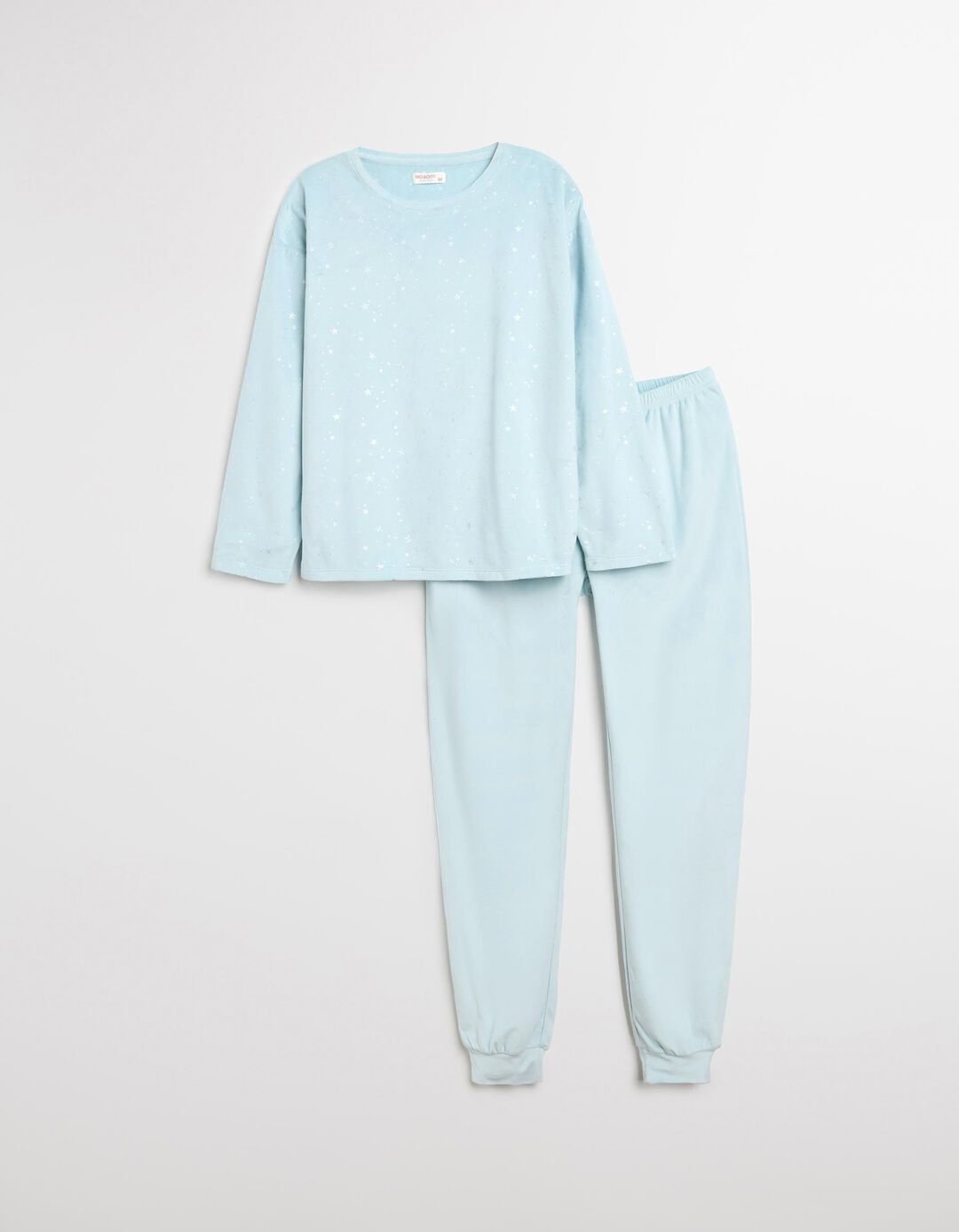 Pijama Veludo, Mulher, Azul Claro 