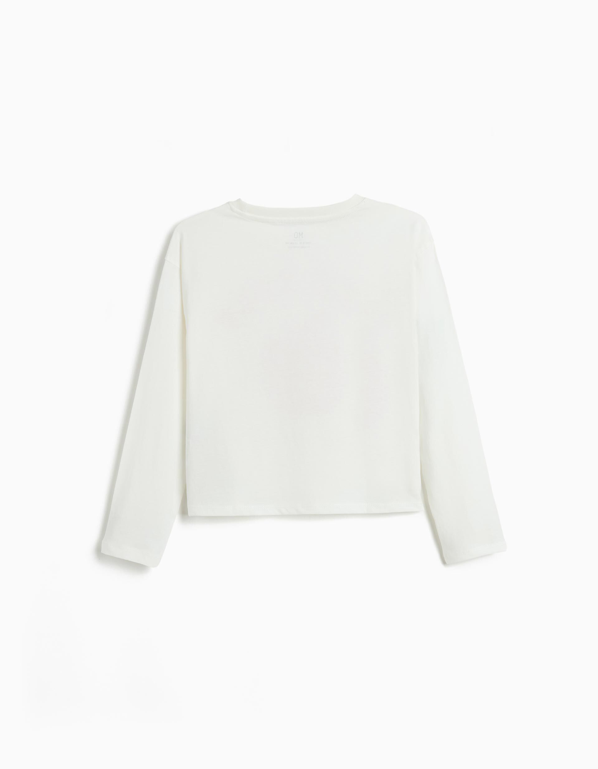 Comprar Online T-shirt Manga Comprida, Menina, Branco