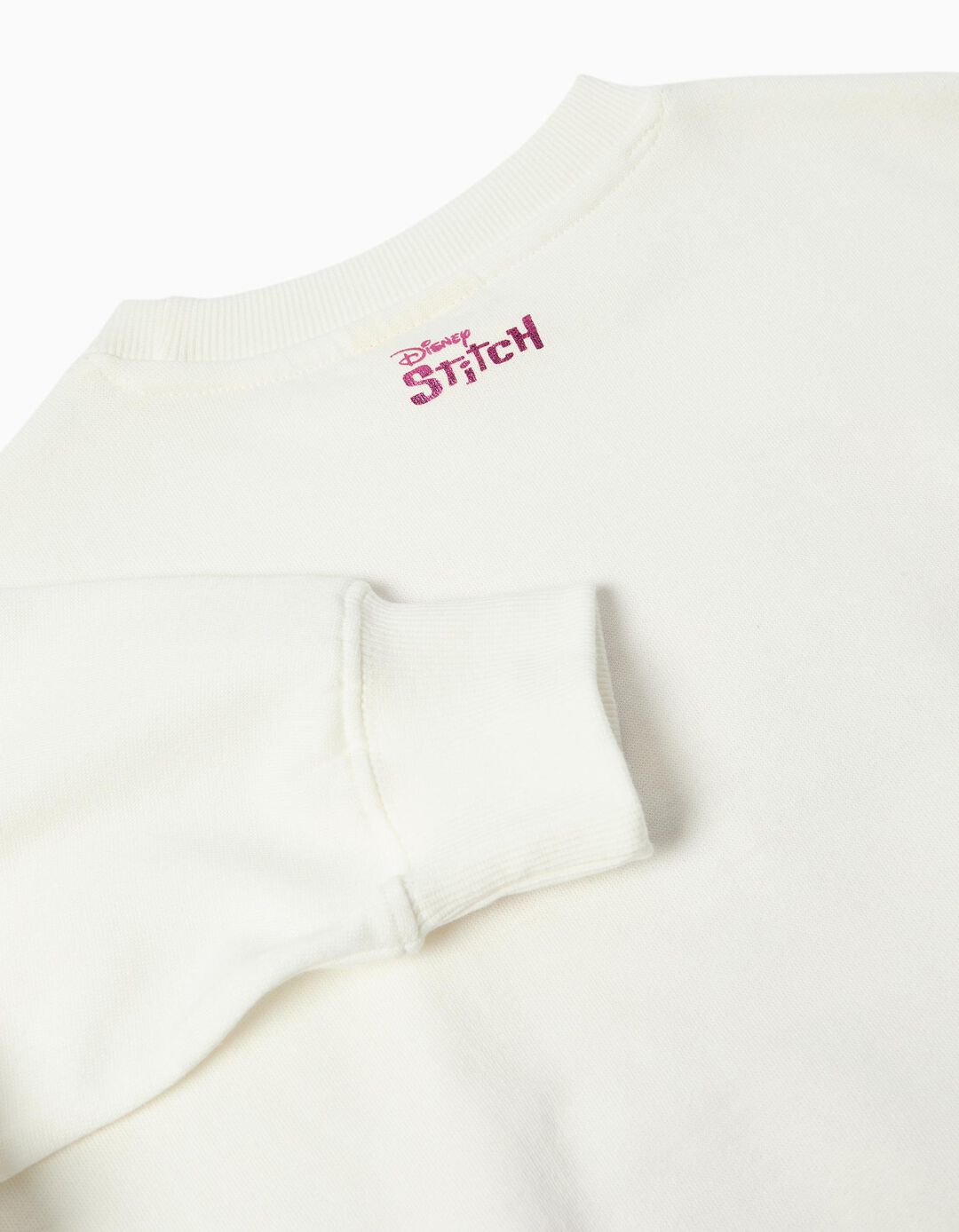 Sweatshirt de Felpa 'Stitch' ©Disney, Menina, Branco