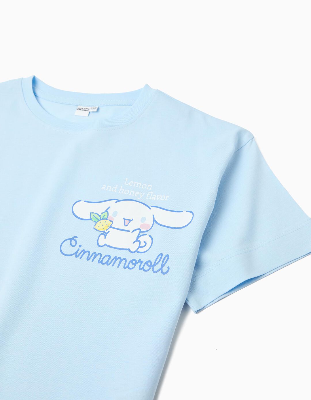T-shirt 'Hello Kitty and Friends', Menina, Azul Claro