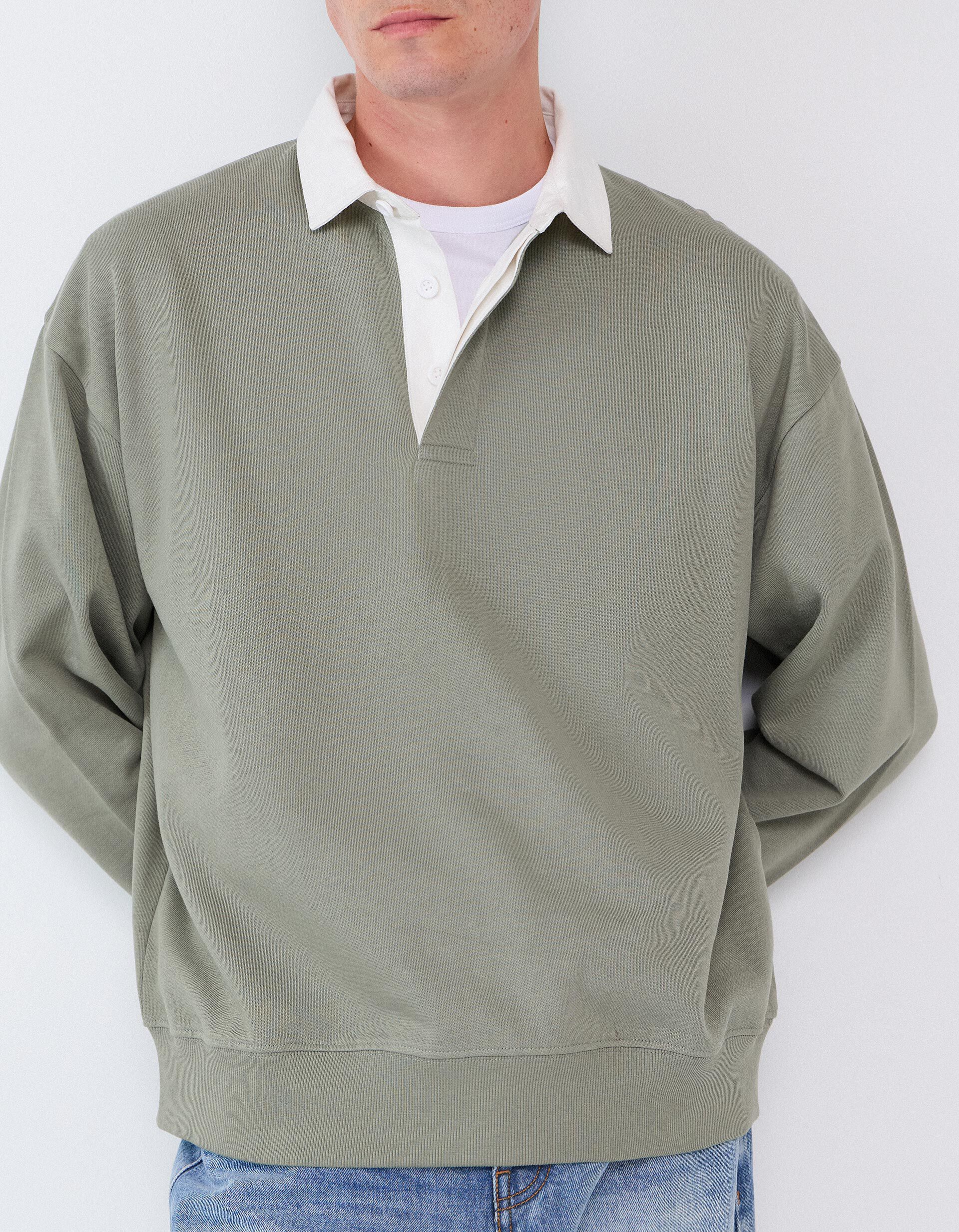 Comprar Online Camisola Com Gola Polo, Homem, Verde