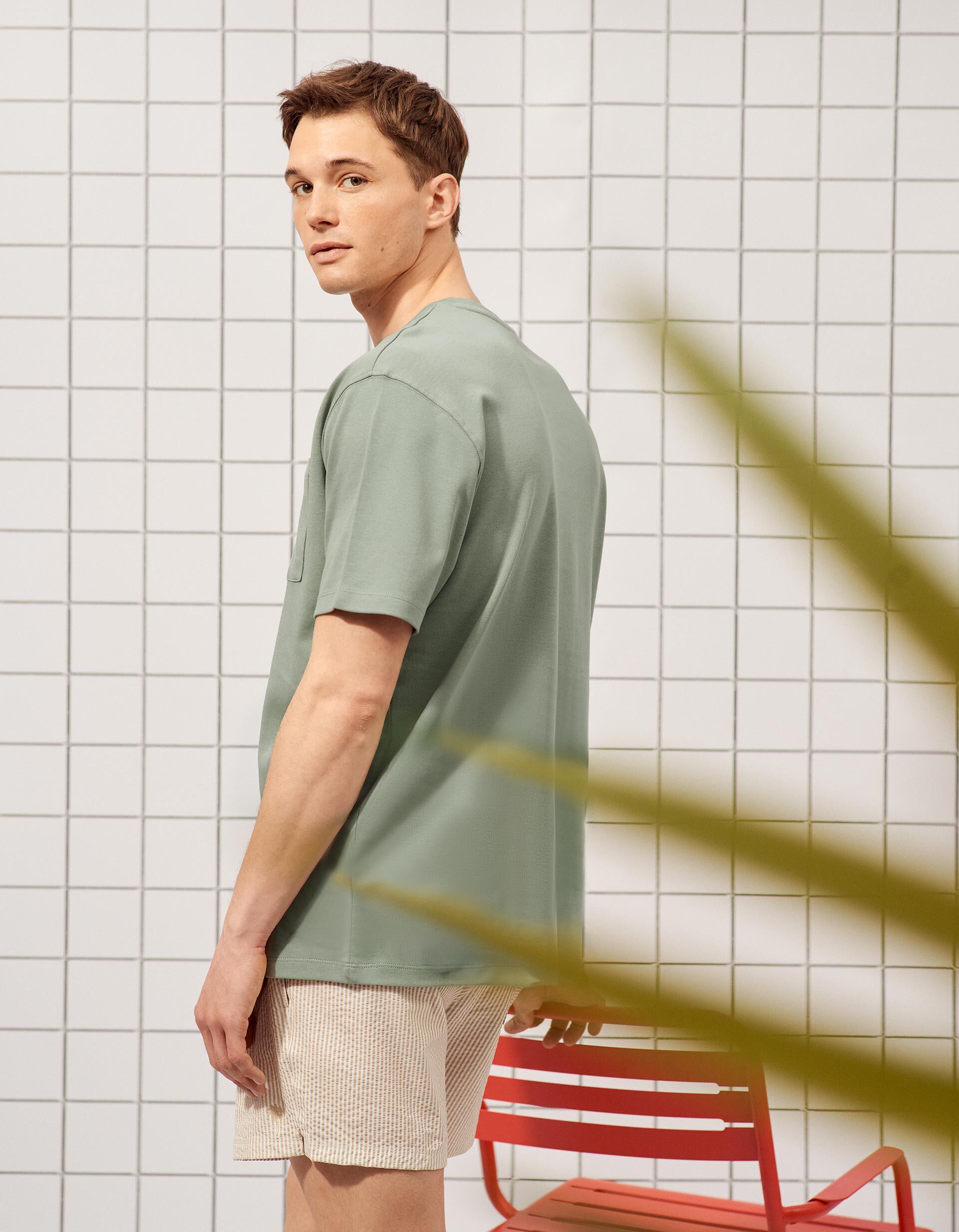 Comprar Online T-shirt, Homem, Cinzento