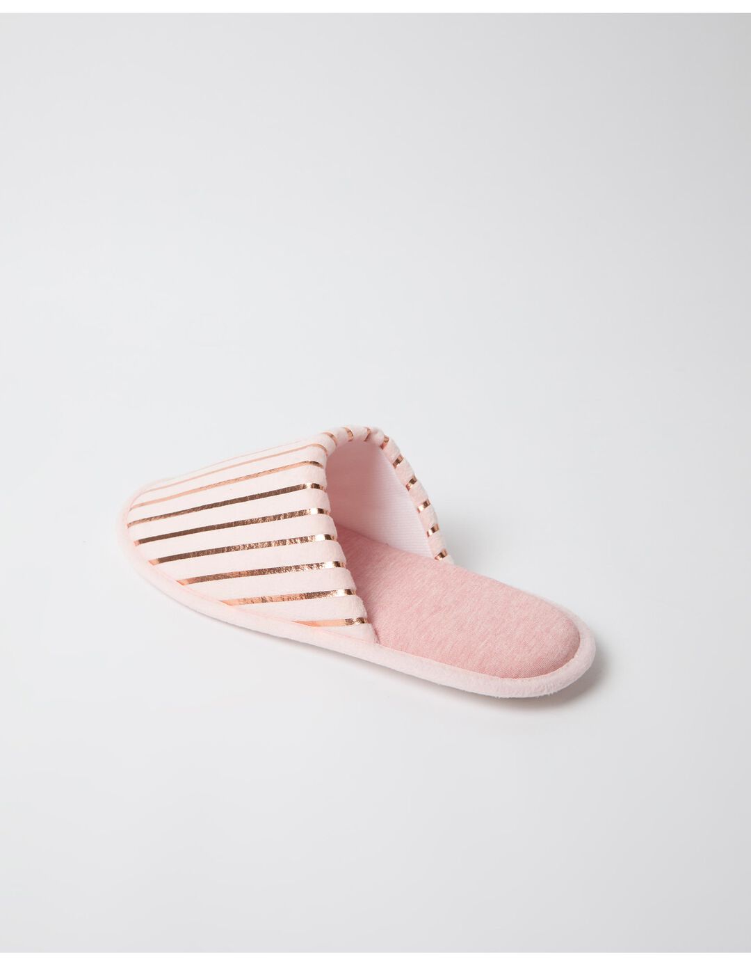 Chinelos De Quarto &Agrave;s Riscas, Mulher, Rosa