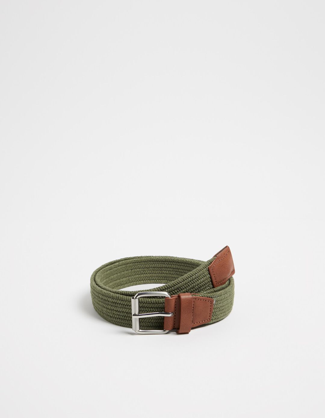 Interlaced Belt, Men, Green