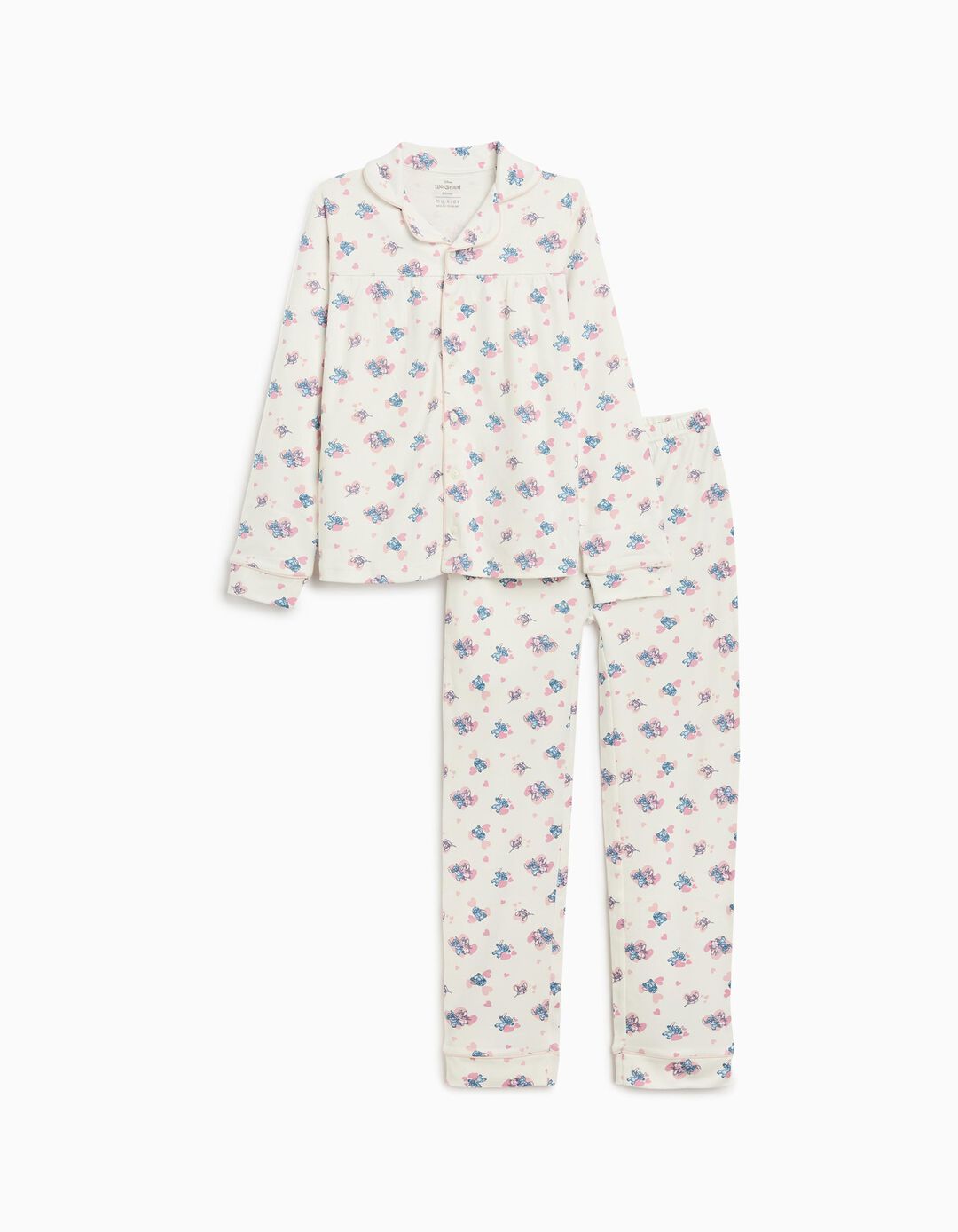 Pijama 'Stitch', Menina, Branco