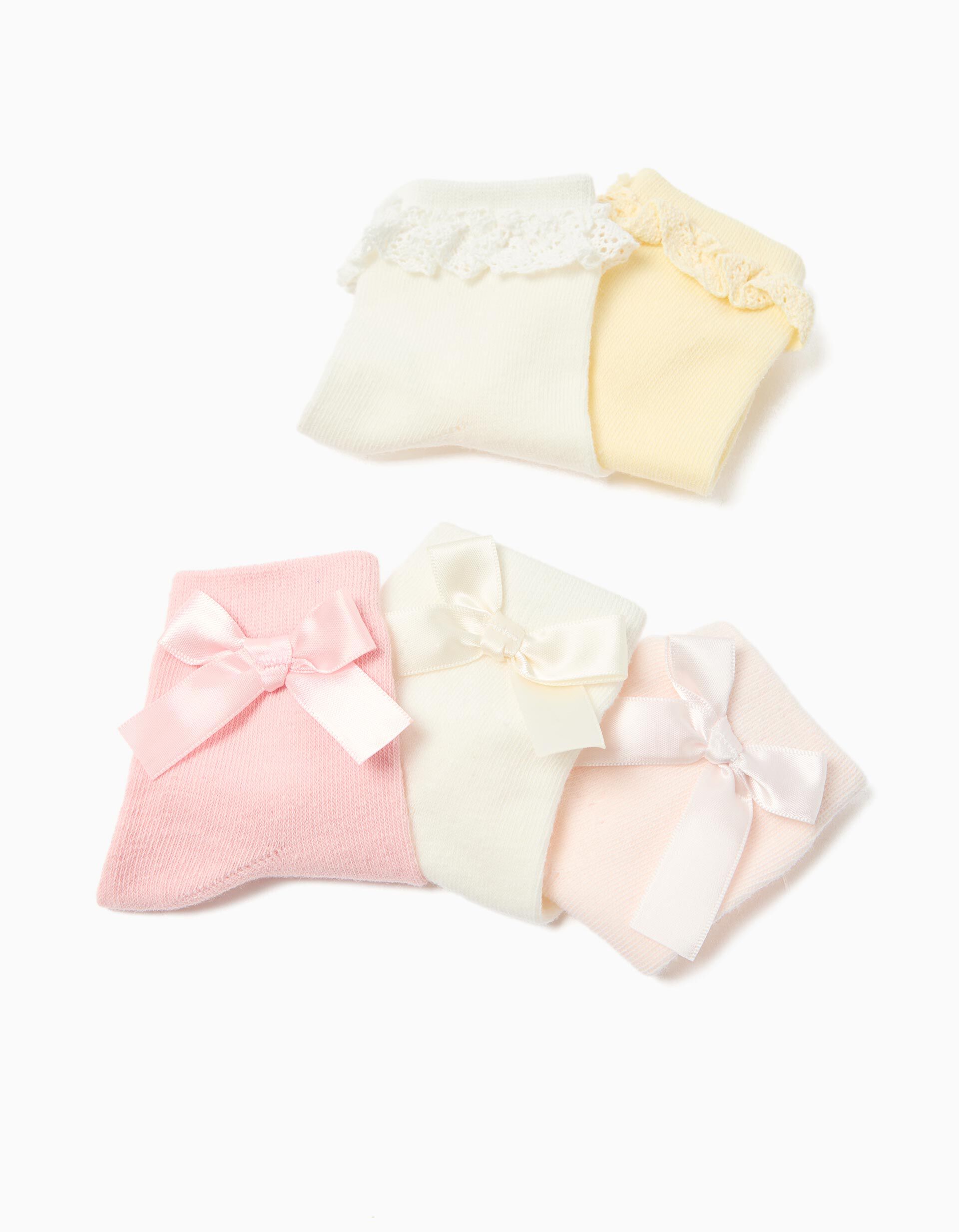 Comprar Online Pack 5 Pares de Meias, Menina, Multicor