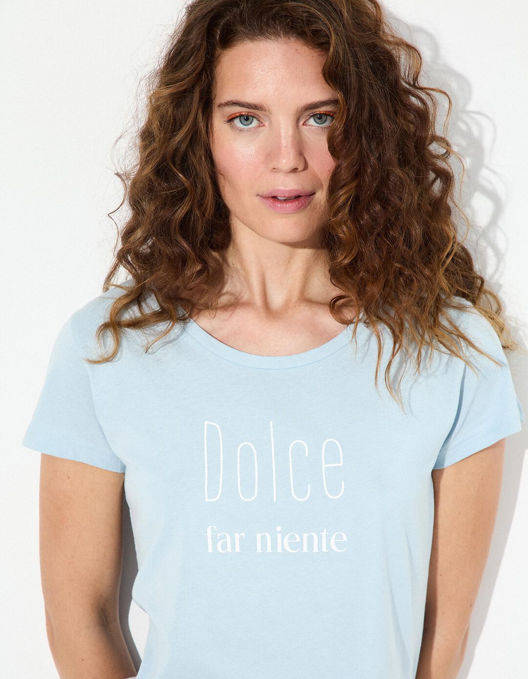 Pijama Jersey, Mulher, Azul Claro