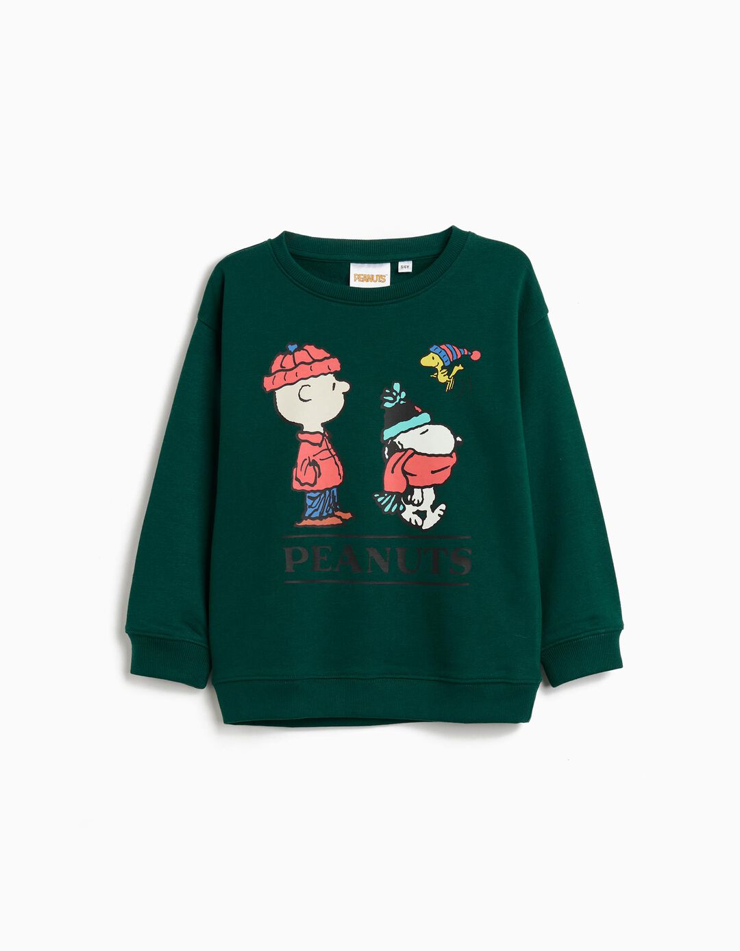 Sweatshirt 'Snoopy', Menino, Verde Escuro