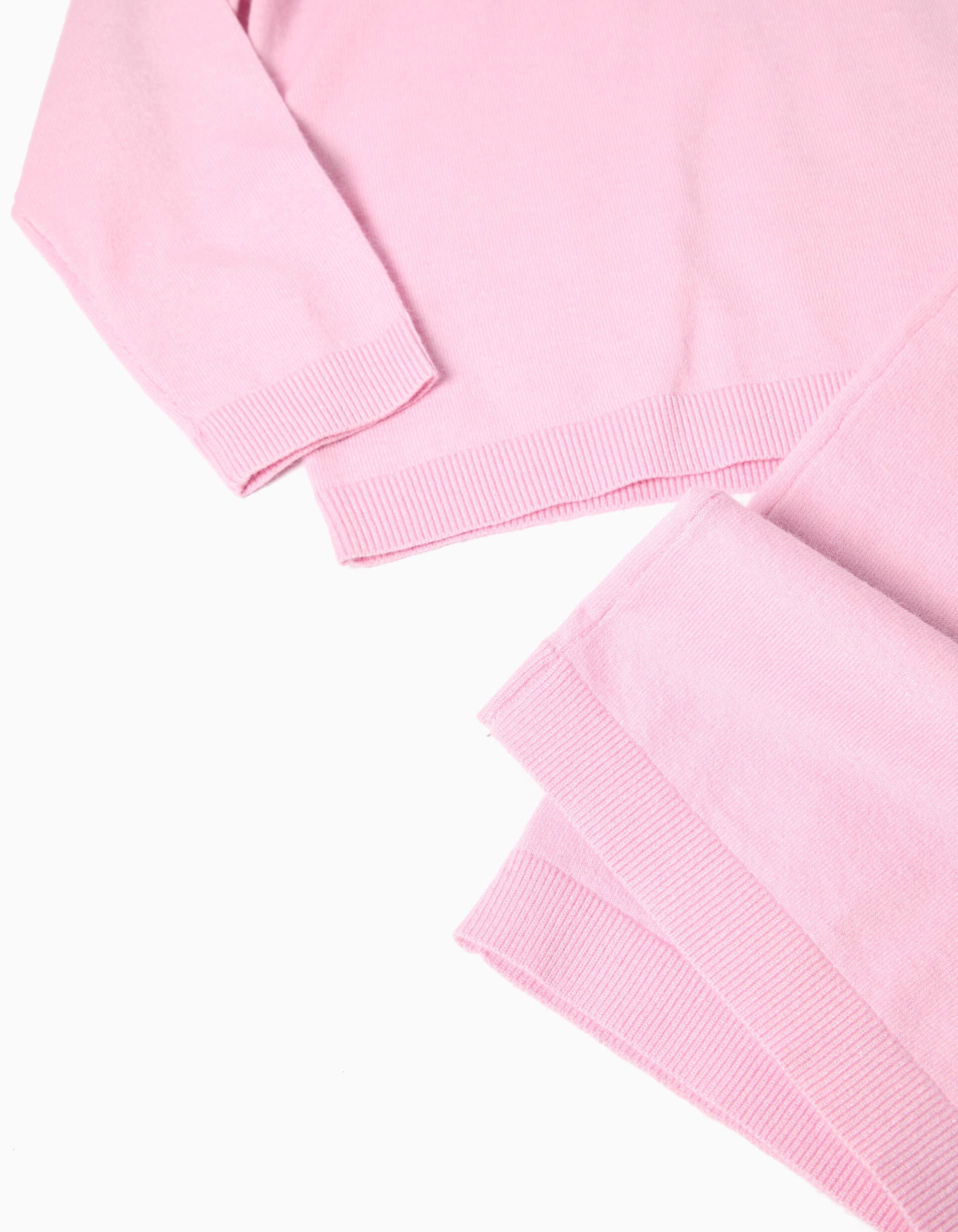 Comprar Online Conjunto Camisola e Cal&ccedil;as, Menina, Rosa Claro