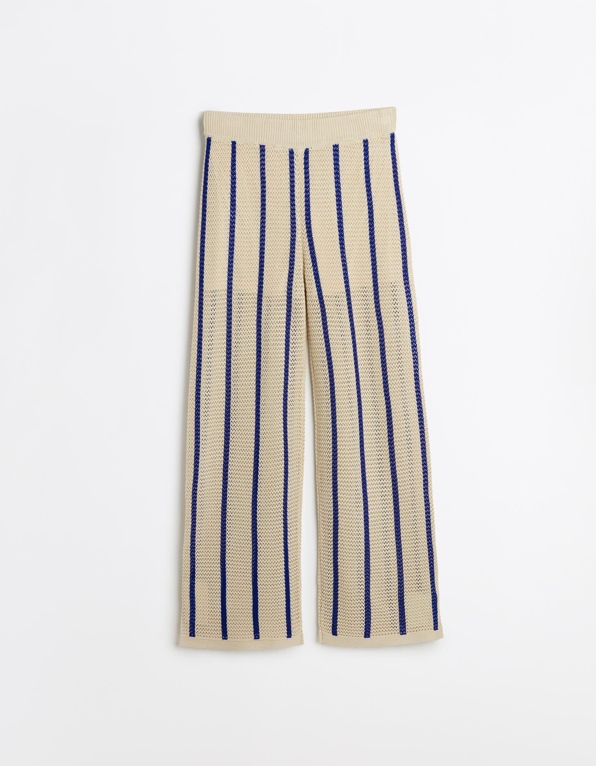 Comprar Online Cal&ccedil;as Malha Tricotada, Mulher, Azul