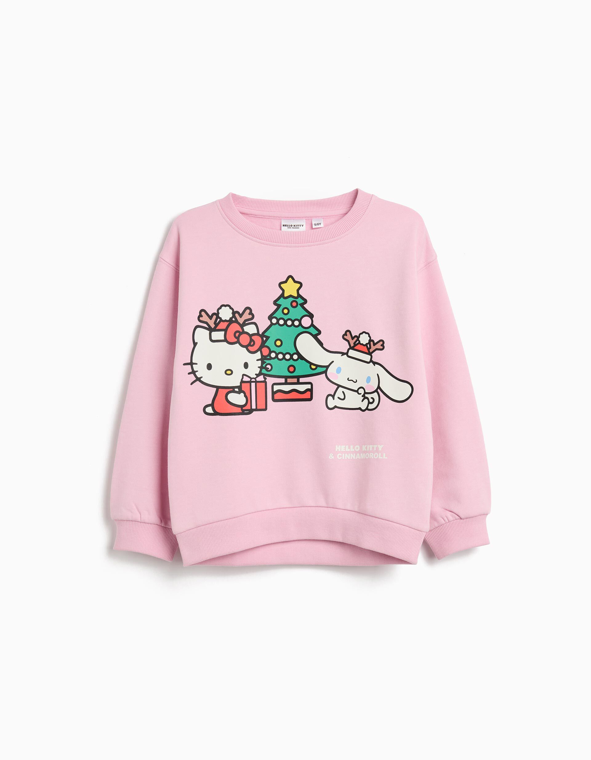 Comprar Online Sweatshirt 'Hello Kitty', Menina, Rosa