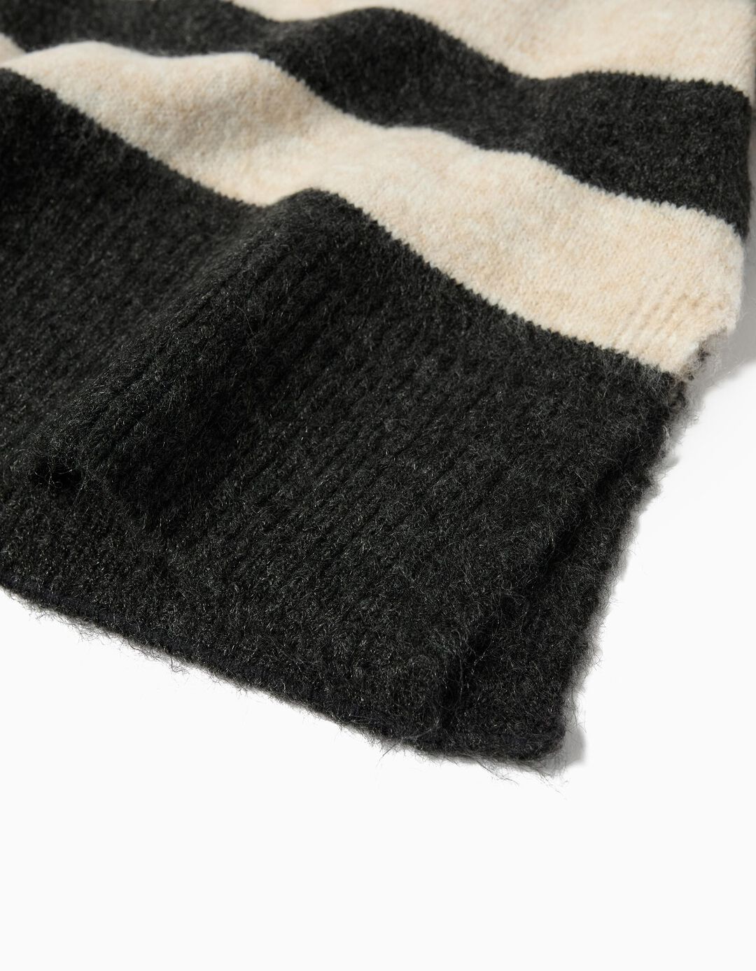 Camisola de Malha, Menina, Cinzento Escuro