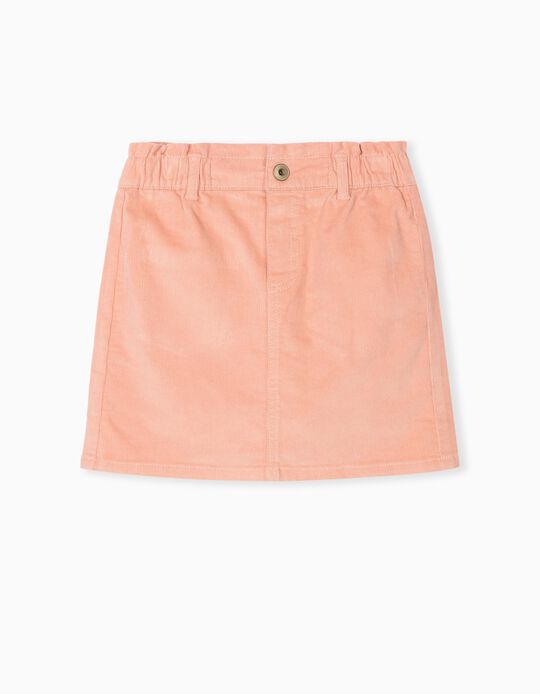 Velour Skirt, Girls, Pink
