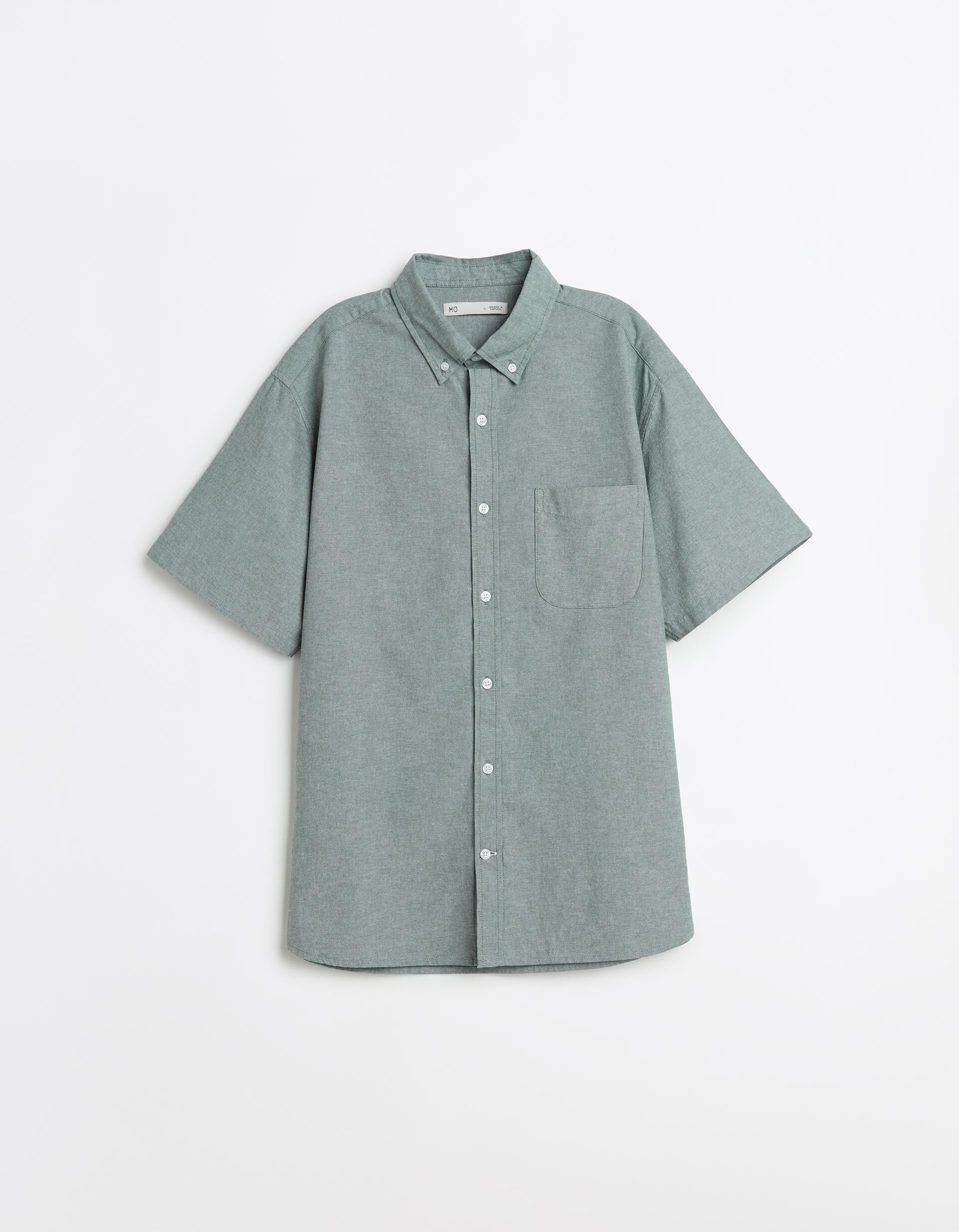 Comprar Online Camisa Manga Curta, Homem, Verde Escuro