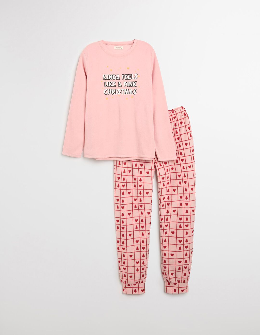 Pijama de Natal, Mulher, Rosa