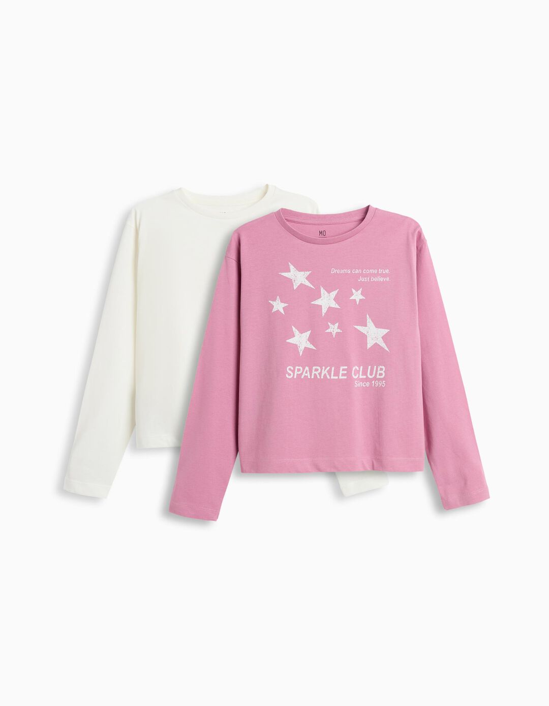 Pack 2 T-shirts, Menina, Rosa