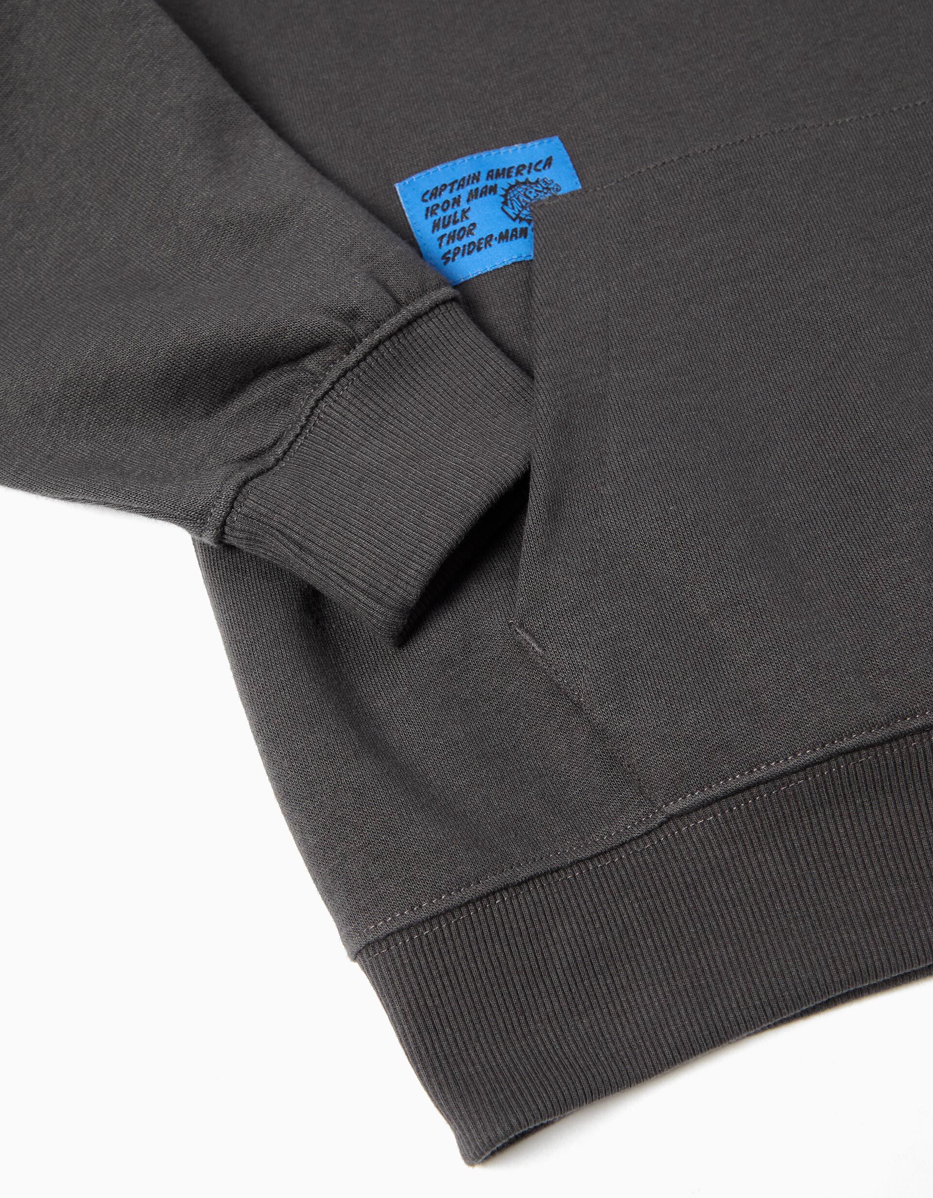 Comprar Online Sweatshirt de Felpa Capuz 'Marvel' &copy;Disney, Menino, Cinzento Escuro