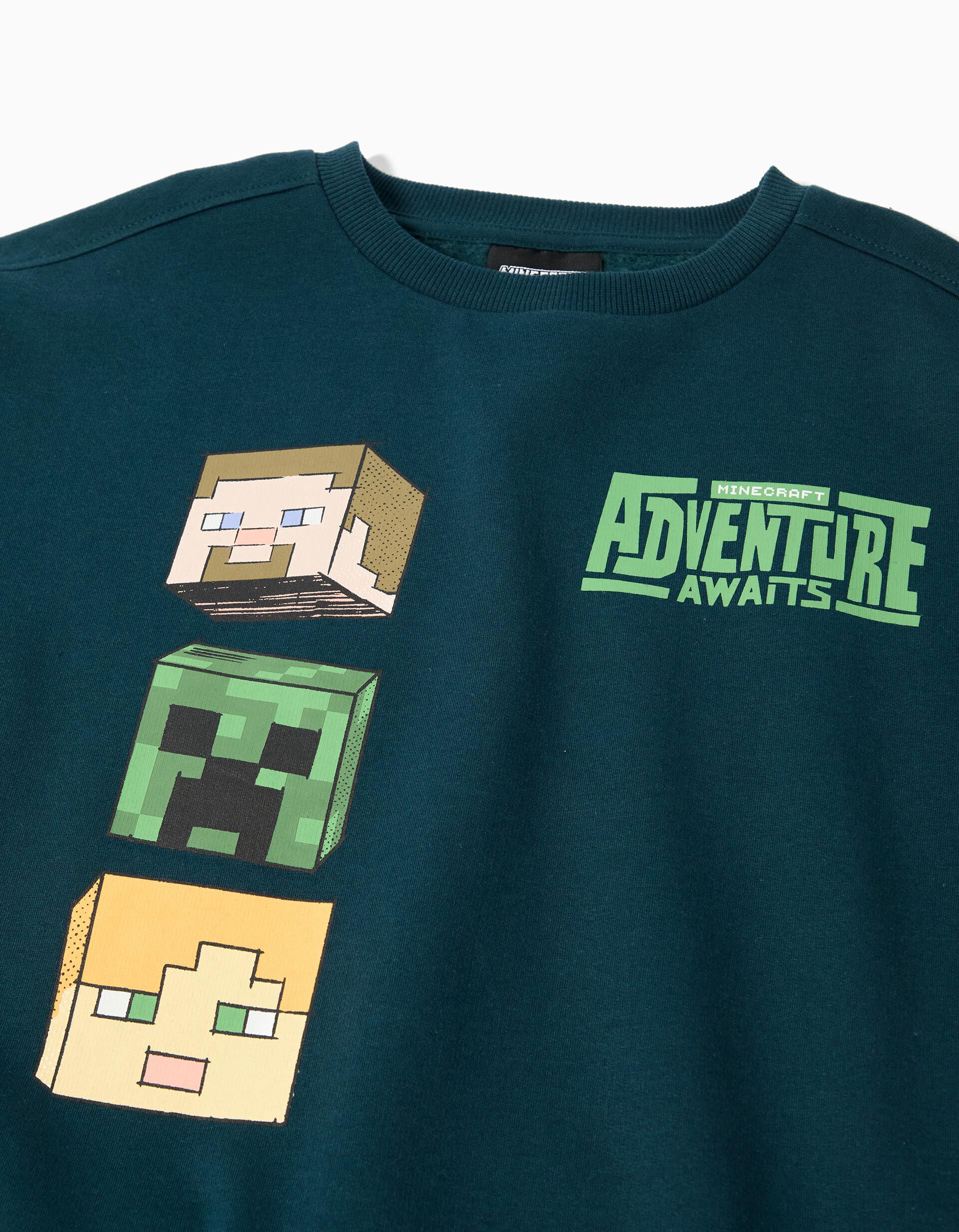 Comprar Online Sweatshirt 'Minecraft', Menino, Azul