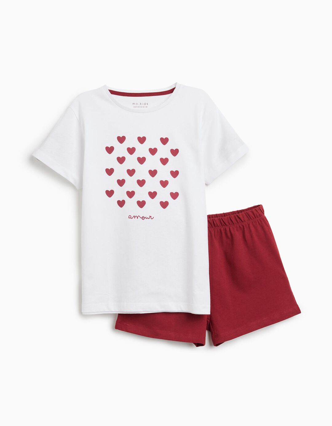 Pijama Jersey, Menina, Branco
