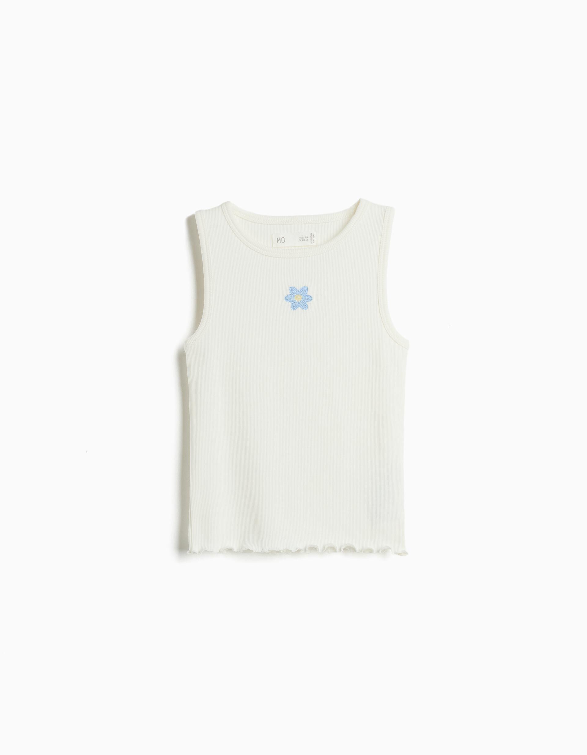 Comprar Online Top Canelado, Menina, Branco
