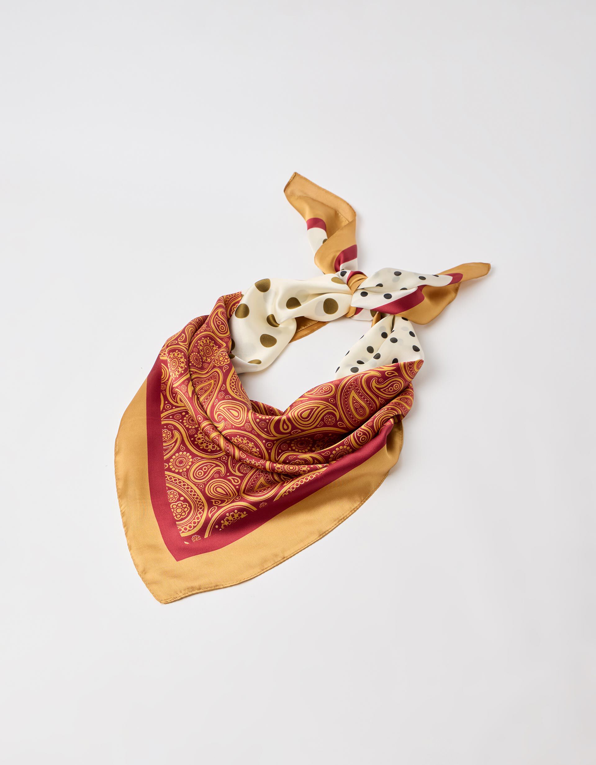 Comprar Online Len&ccedil;o Paisley E Dots, Mulher, Multicolor