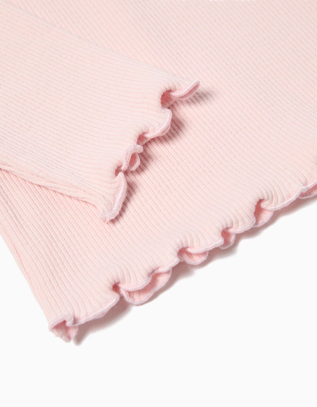 T-shirt de Manga Comprida, Menina, Rosa Claro