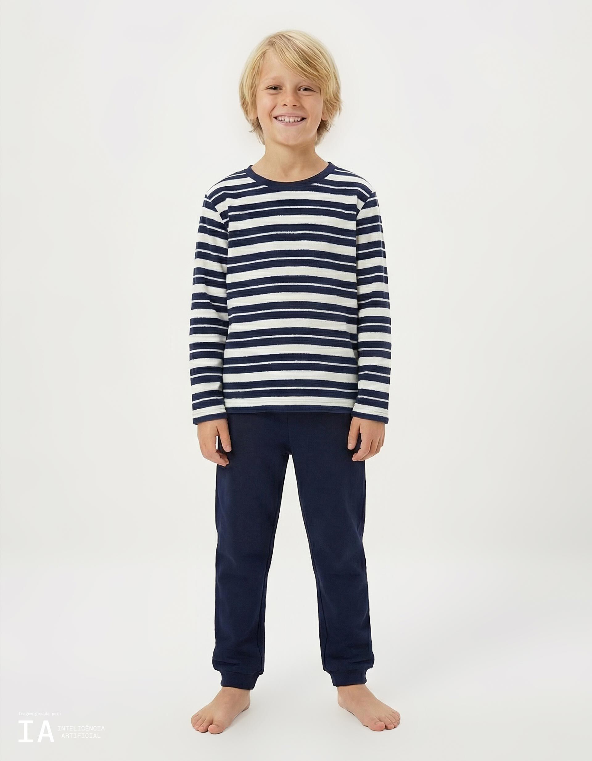 Comprar Online Pijama Micropolar, Menino, Azul Escuro
