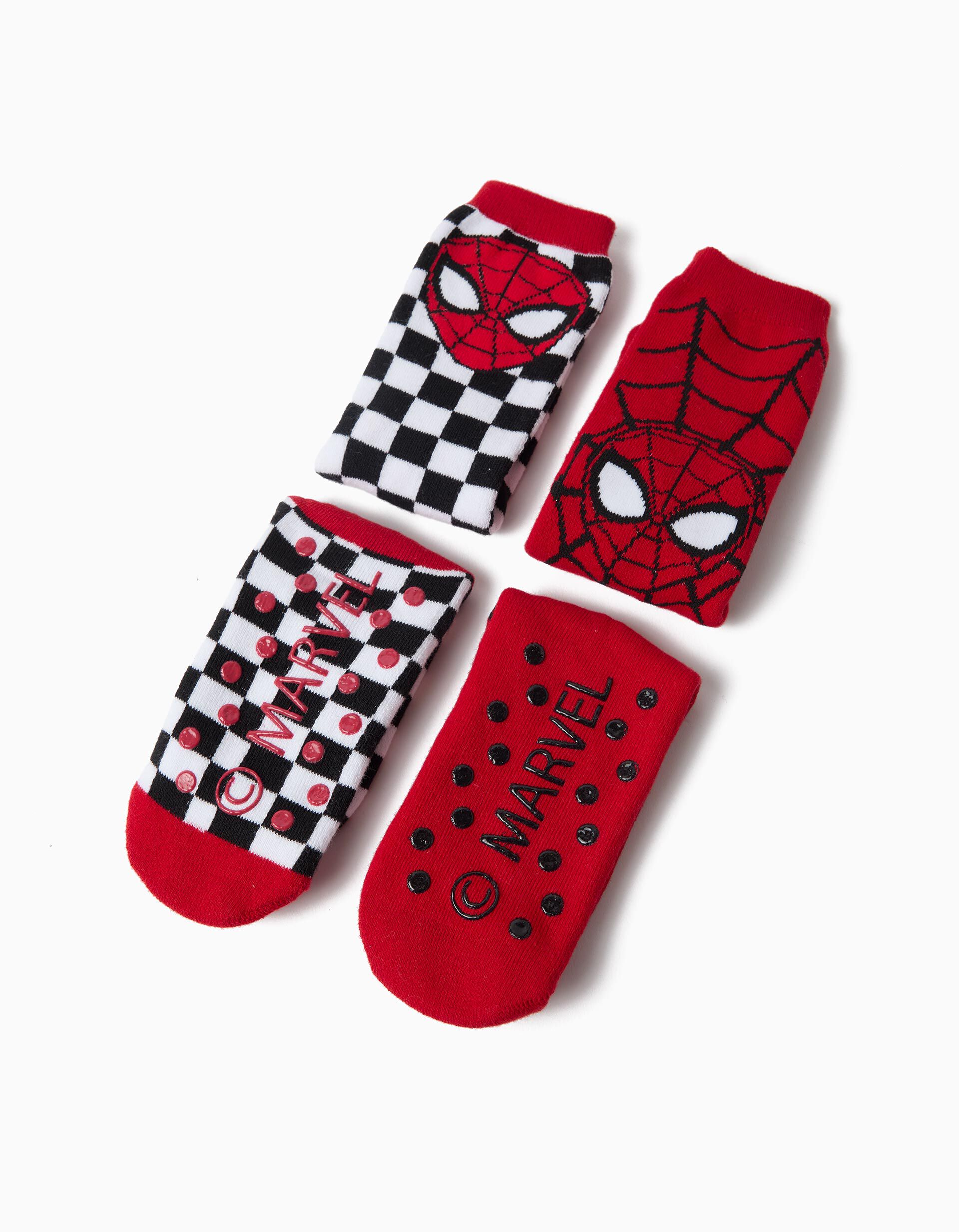 Comprar Online Pack 2 Pares De Meias 'Spider-Man' &copy;Marvel, Menino, Vermelho