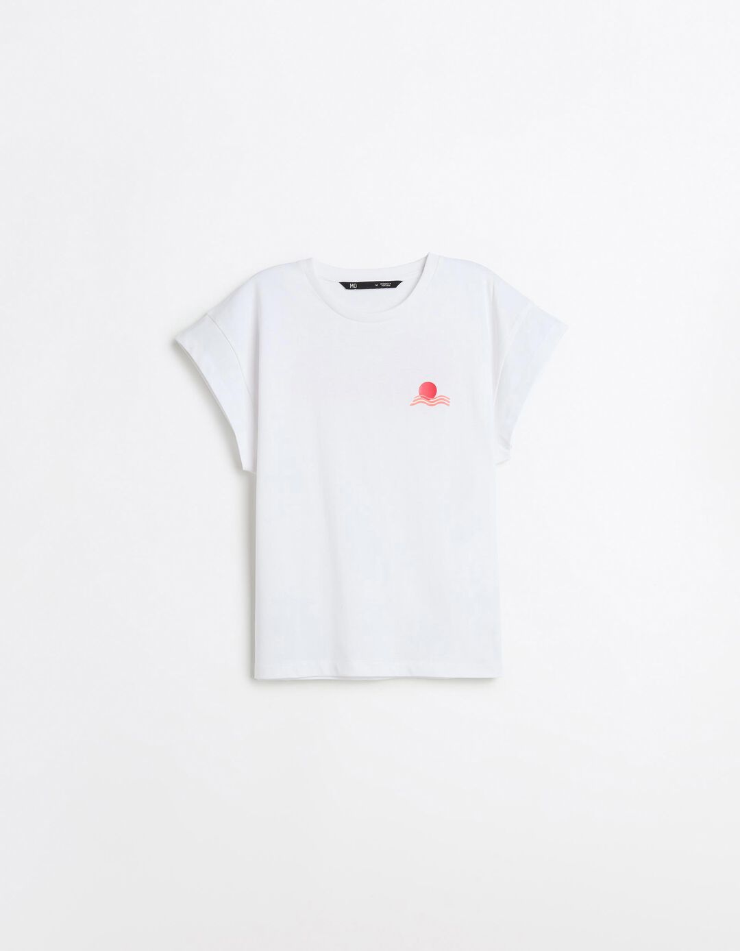 T-shirt Estampado, Mulher, Branco