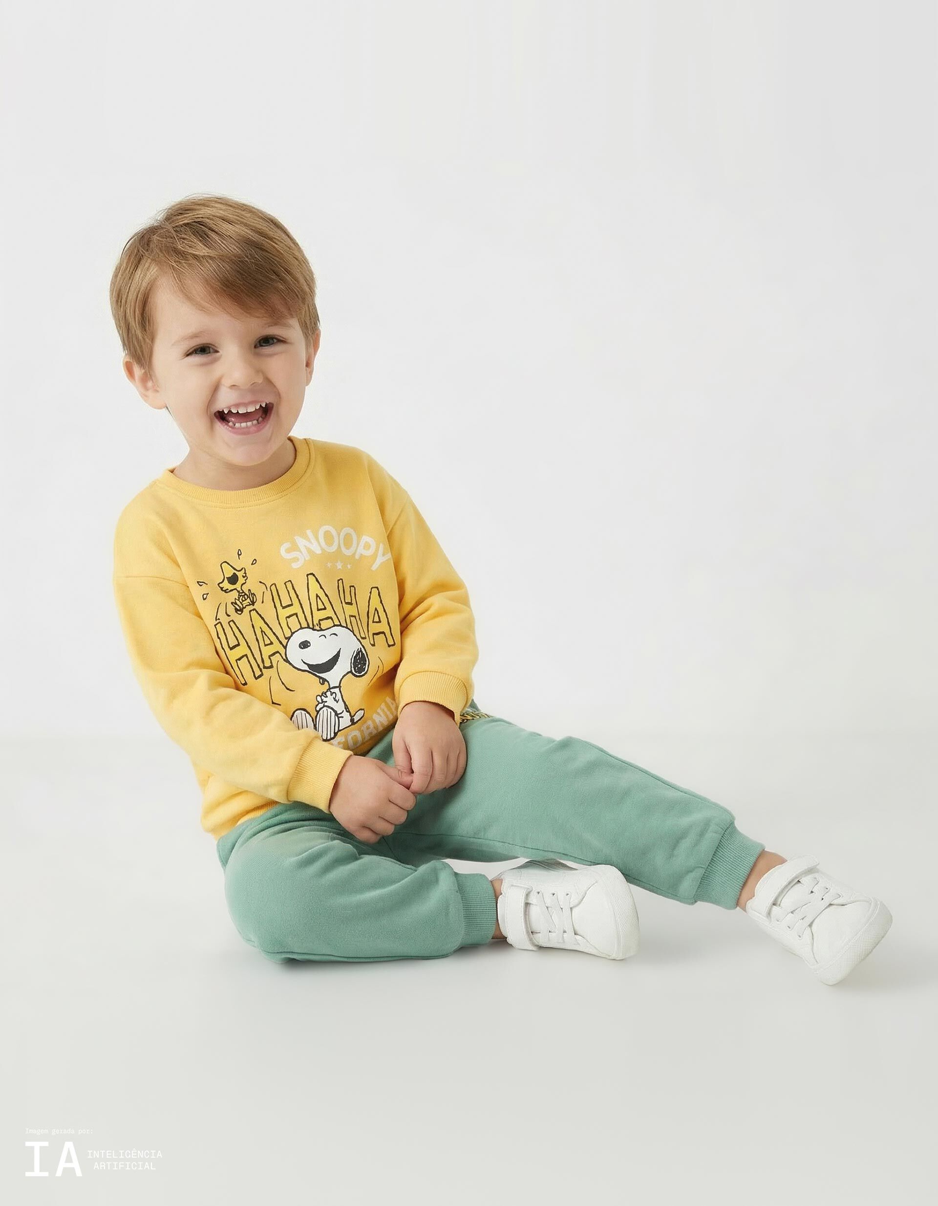 Comprar Online Sweatshirt 'Snoopy', Menino, Amarelo