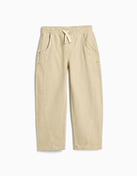 Comprar Online Cal&ccedil;as Jogger 'Baggy', Menino, Bege