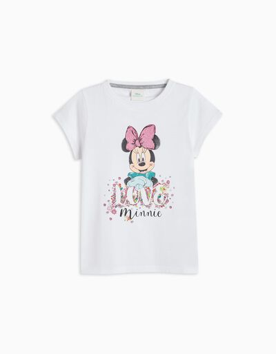 T-shirt 'Disney', Menina, Branco
