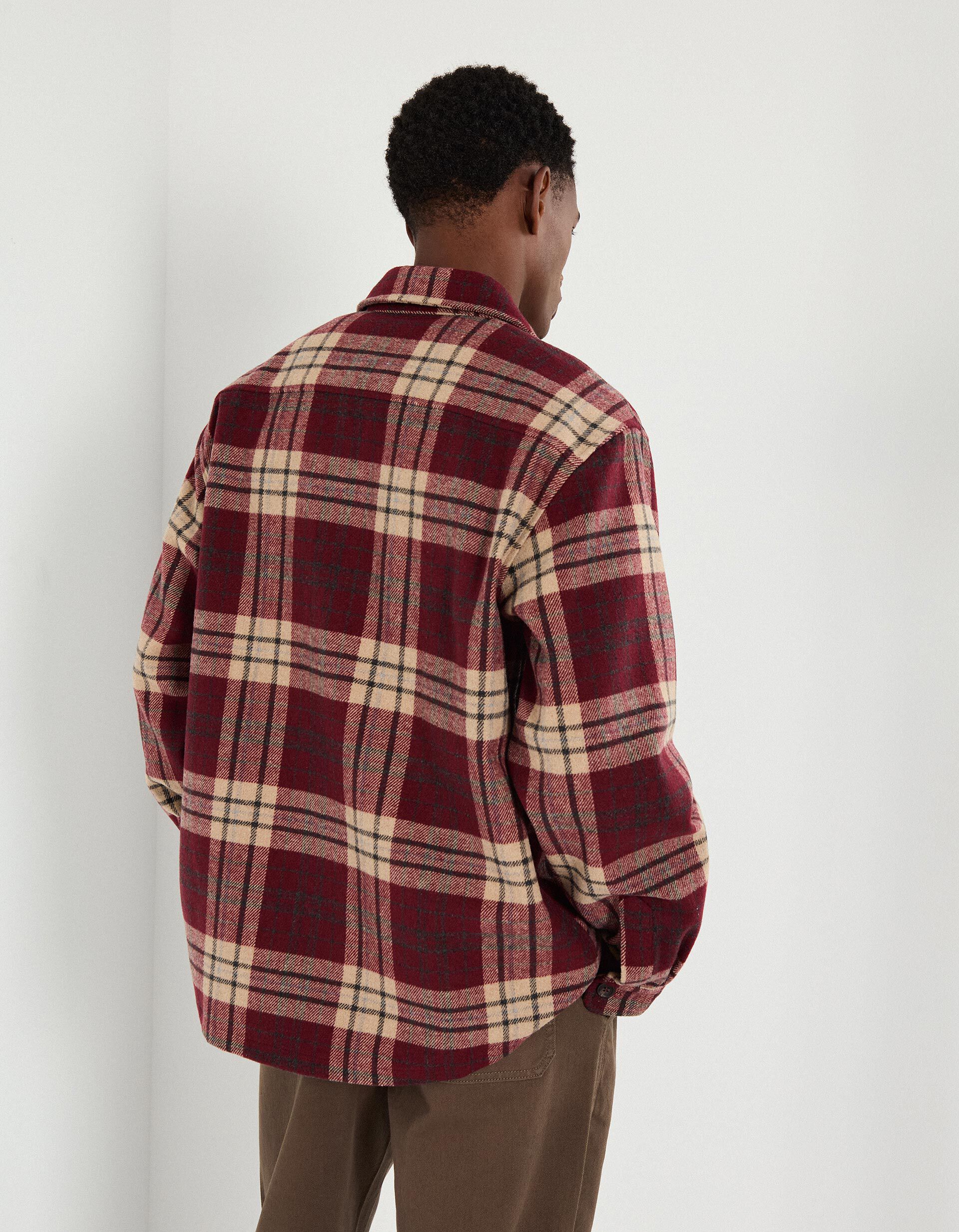 Comprar Online Sobrecamisa, Homem, Vermelho Escuro