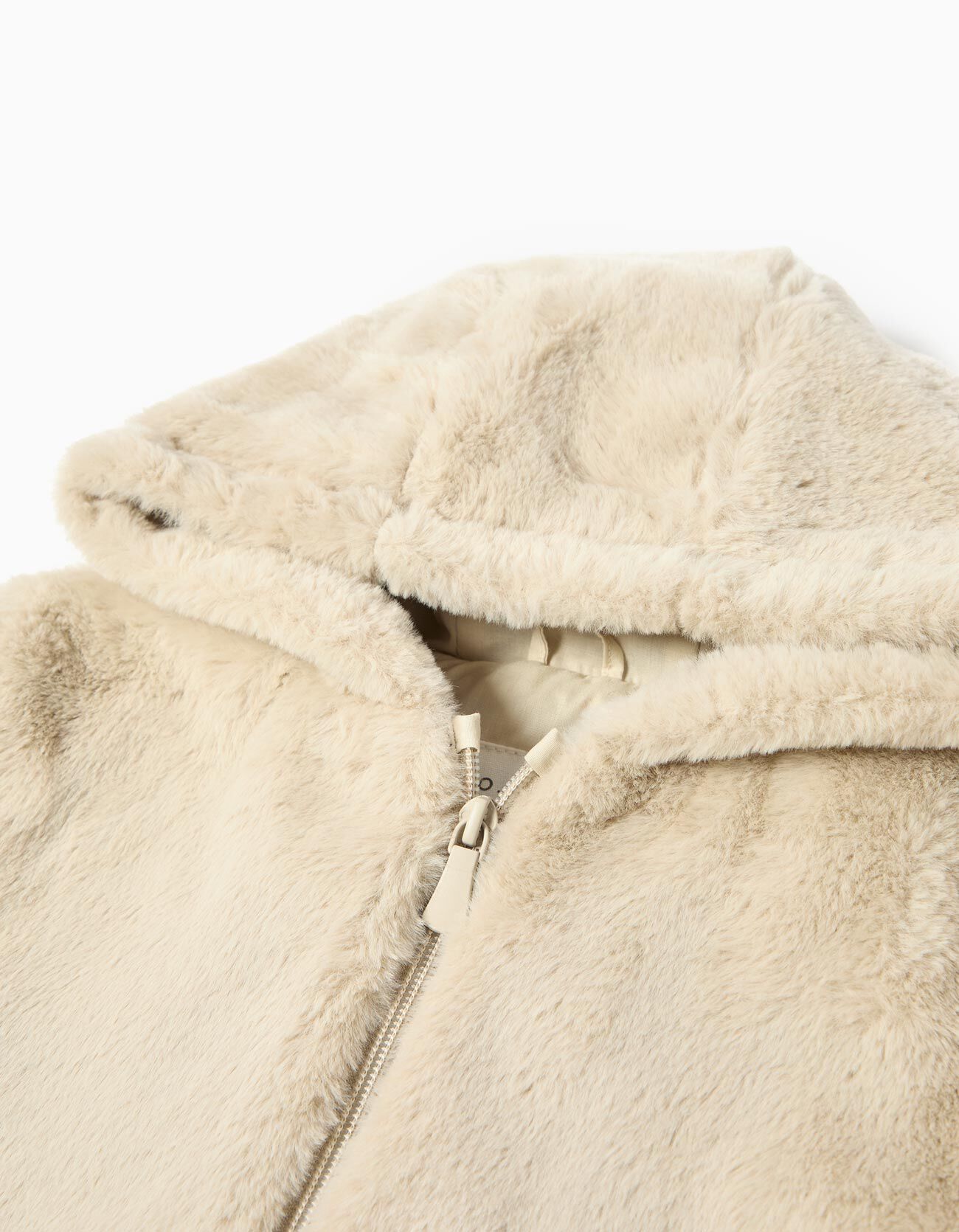 Comprar Online Casaco de Pelo Sint&eacute;tico, Menina, Cru