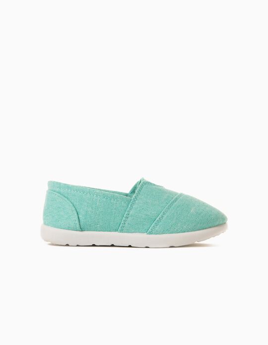 Canvas Trainers for Baby Girls, Green
