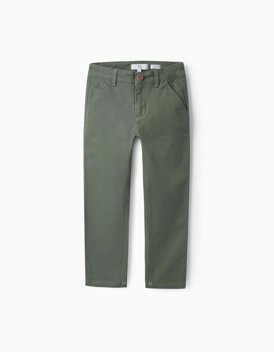Chino Trousers for Boys, Green