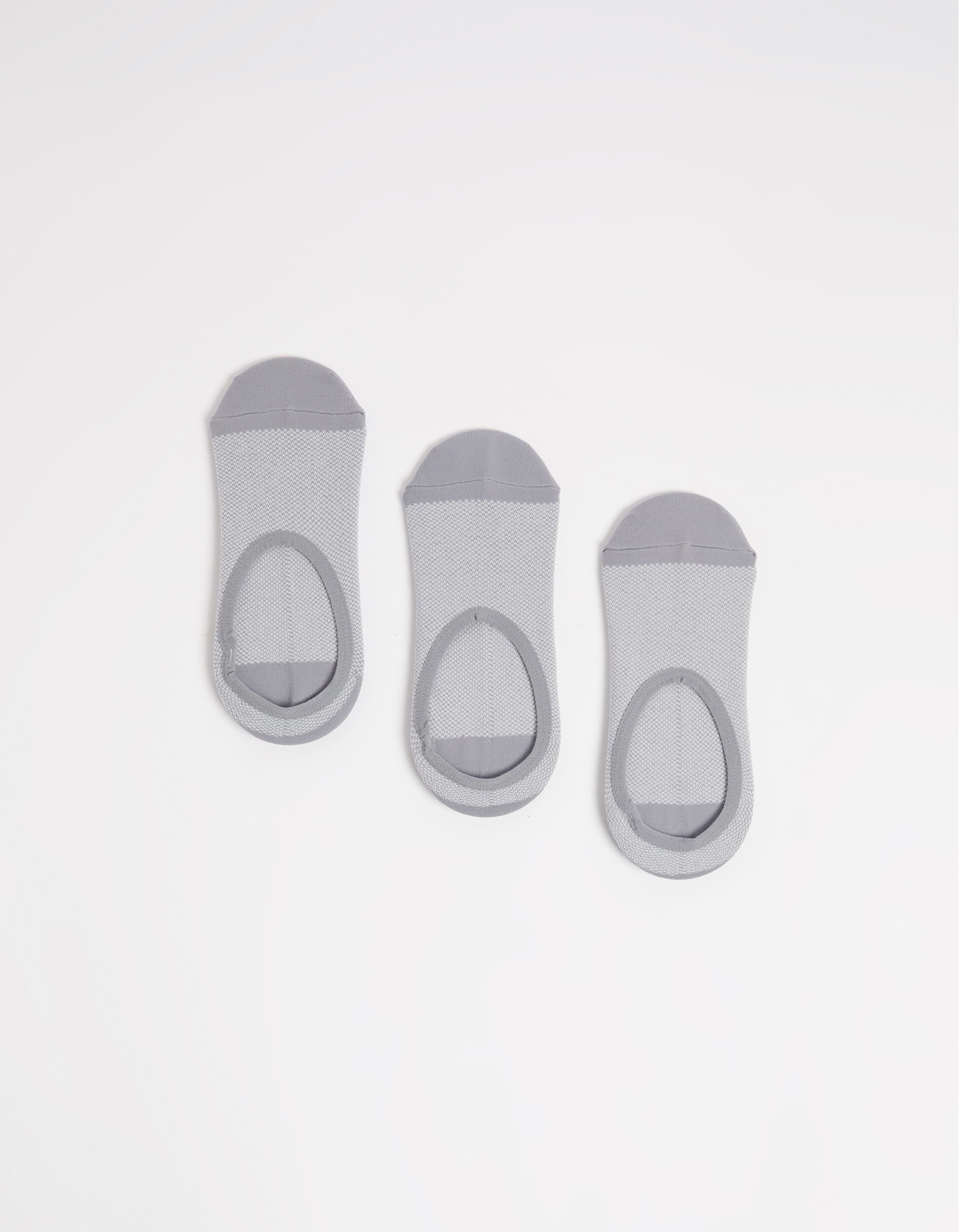 Comprar Online Pack 3 Pares de Meias Pezinhos, Homem, Cinzento