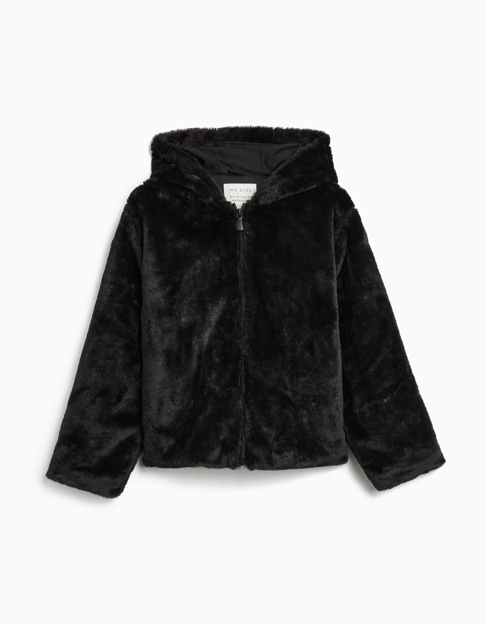 Comprar Online Casaco de Pelo Sint&eacute;tico, Menina, Preto