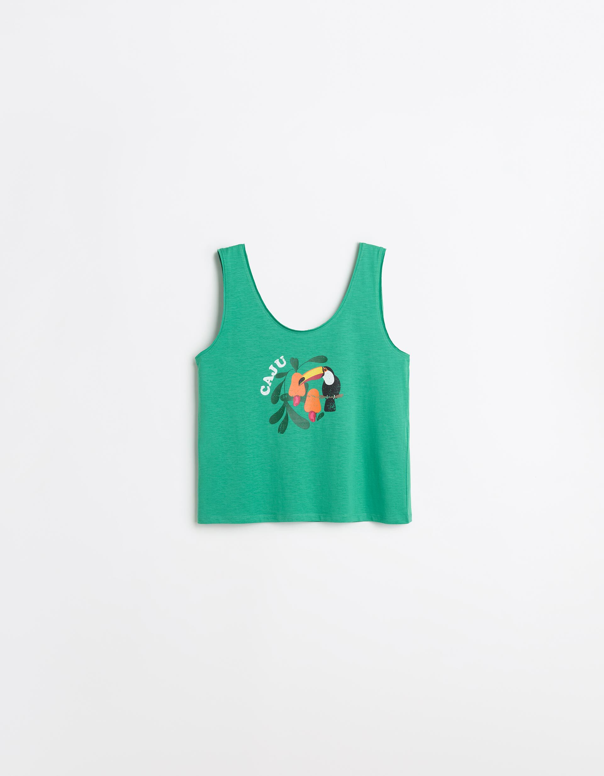 Comprar Online Top Estampado, Mulher, Verde