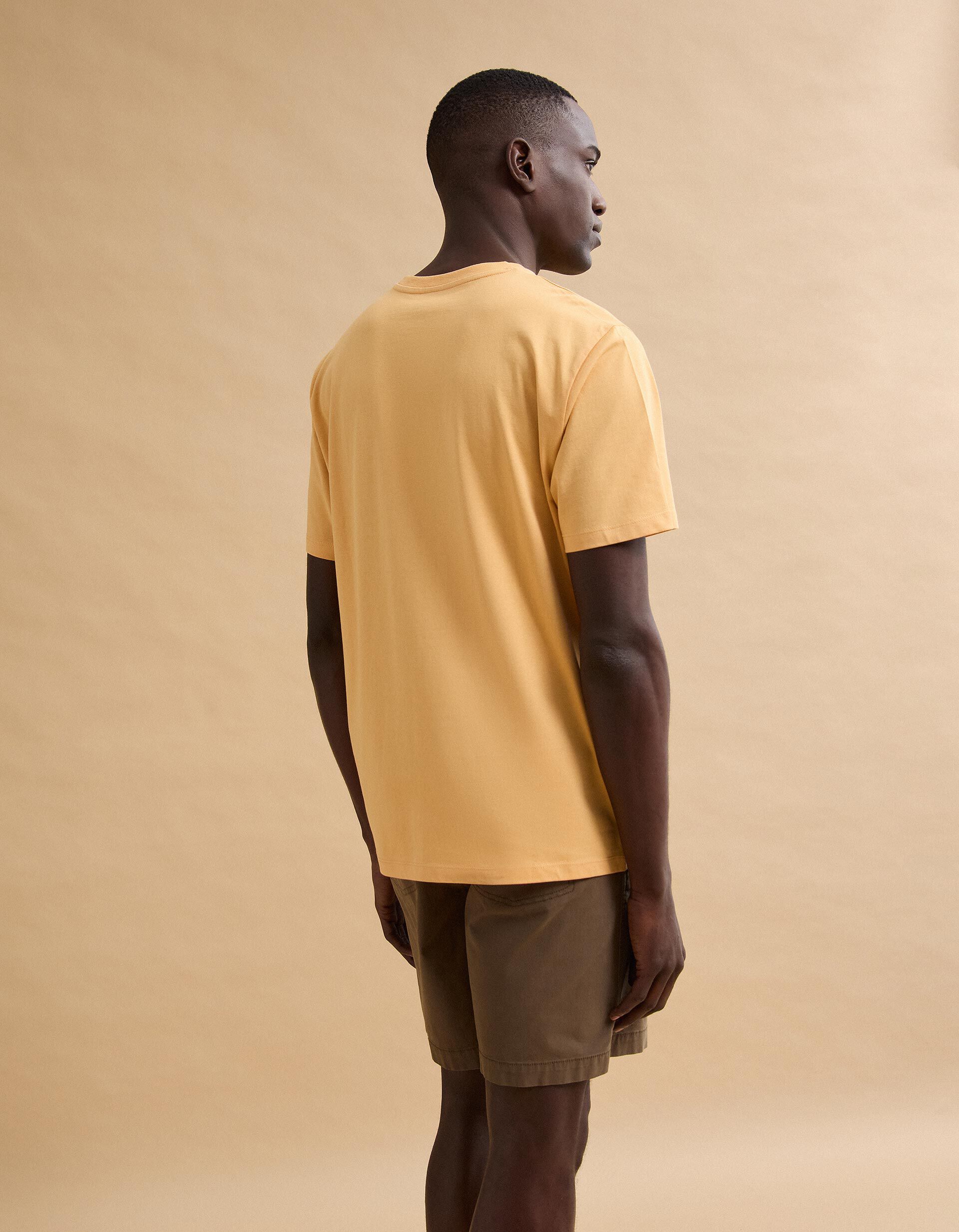 Comprar Online T-shirt Jersey Estampada, Homem, Laranja Claro