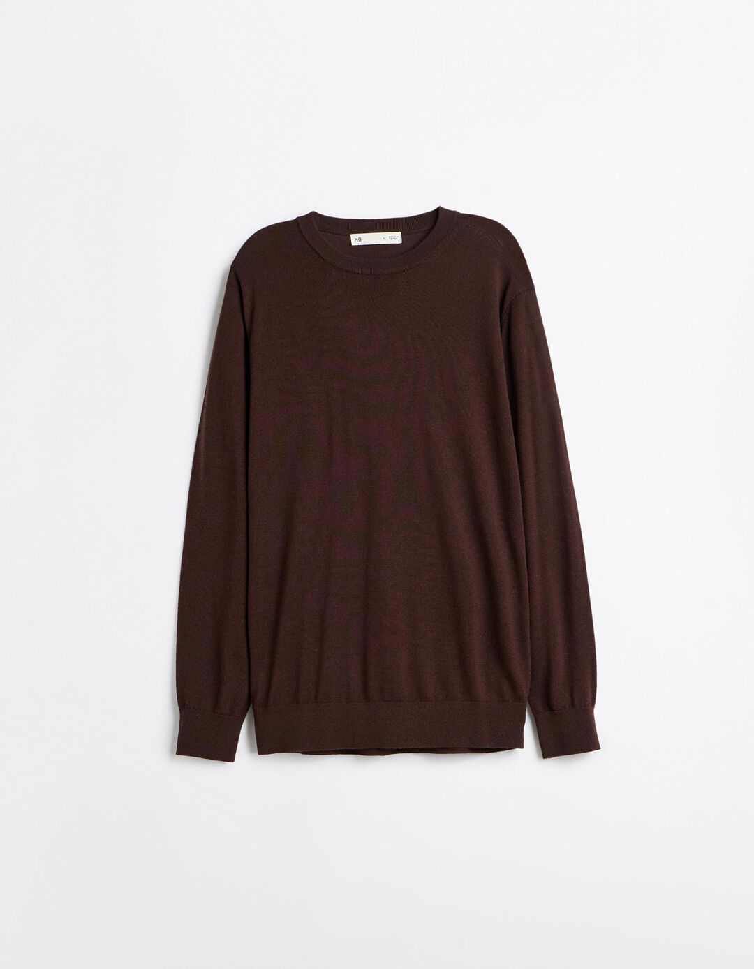 Camisola De L&atilde; Merino, Homem, Castanho Escuro