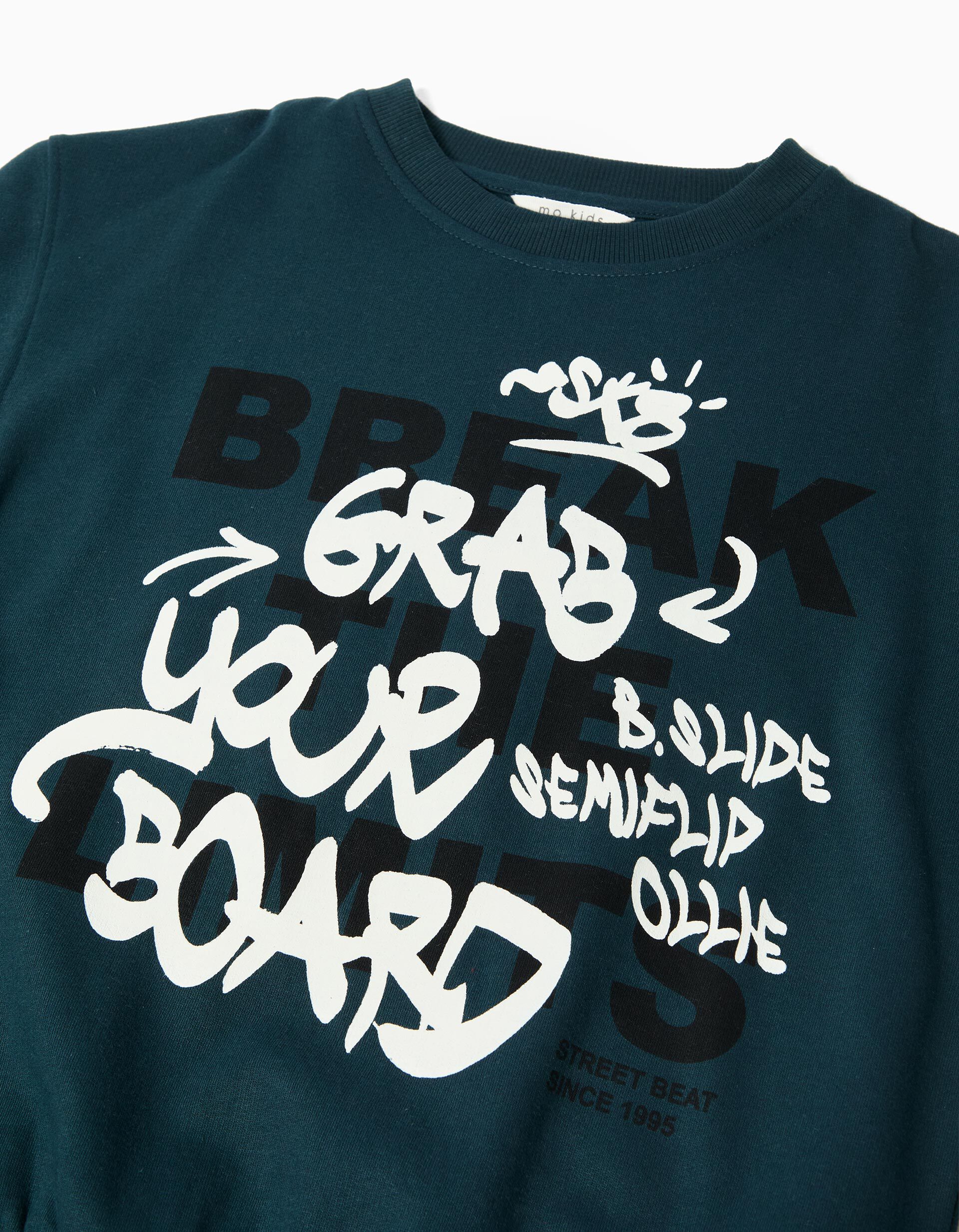 Comprar Online Sweatshirt de Felpa, Menino, Azul Escuro 