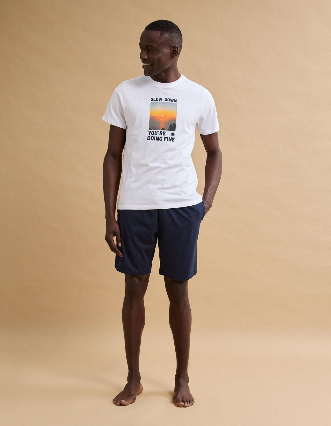 Pijama, Homem, Branco