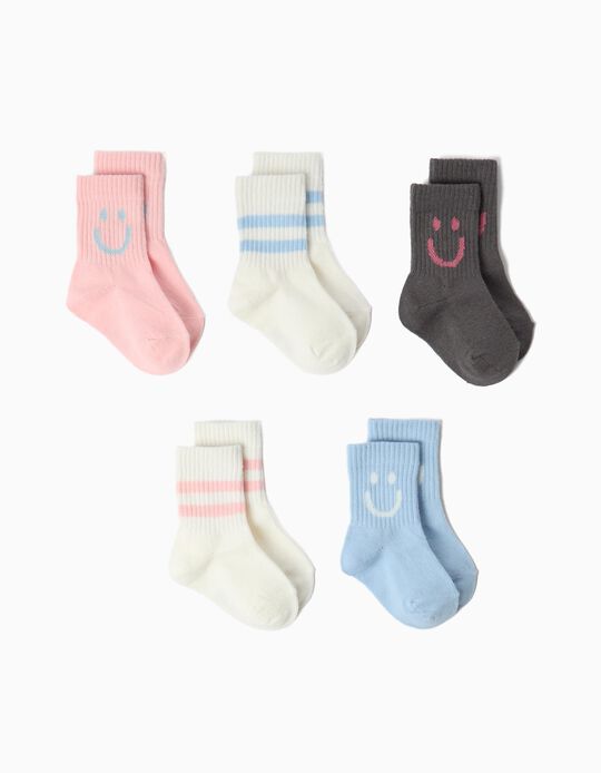Comprar Online Pack 5 Pares De Meias, Menina, Multicolor